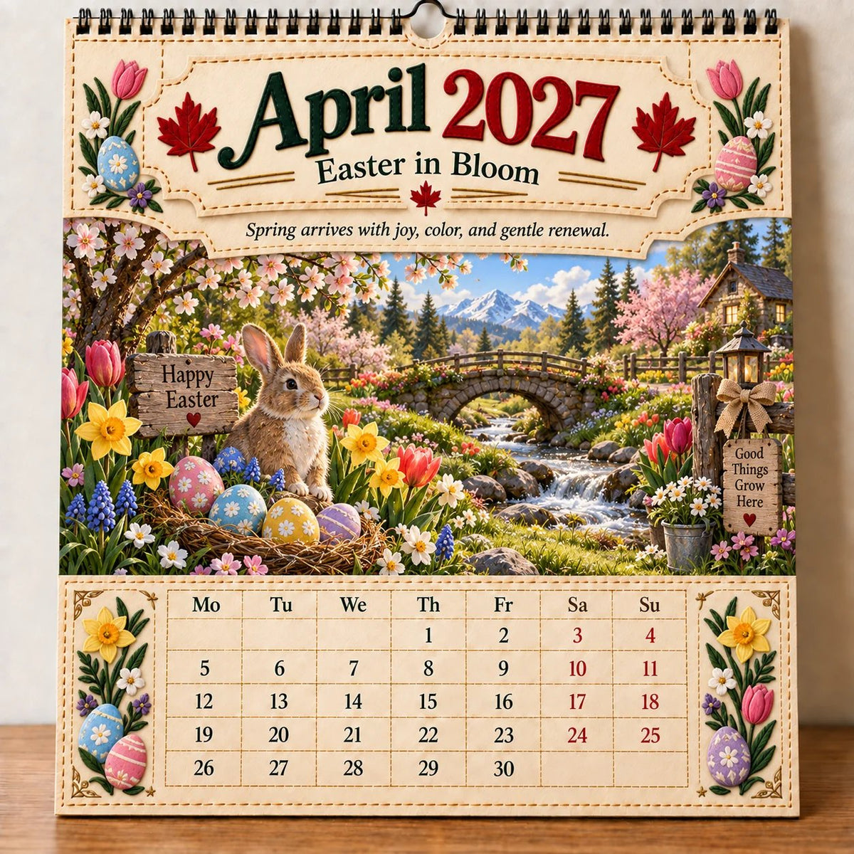 🇨🇦 Canada 160: Our Home, Our Story – 2027 Commemorative Wall Calendar 🍁