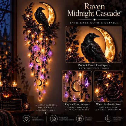 🕯️ Midnight Haunt Cascade | Gothic Halloween Wall Light Collection ✨