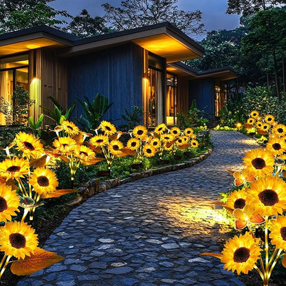 🔥LAST DAY 49% OFF-🌞Solar LED Sunflower Garden Lights-29.6inch/74cm