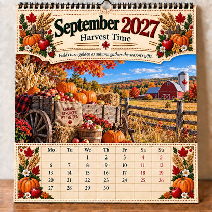 🇨🇦 Canada 160: Our Home, Our Story – 2027 Commemorative Wall Calendar 🍁