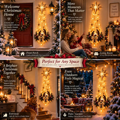 Follow the Star Home✝️ Lighted Nativity Christmas Wall Décor