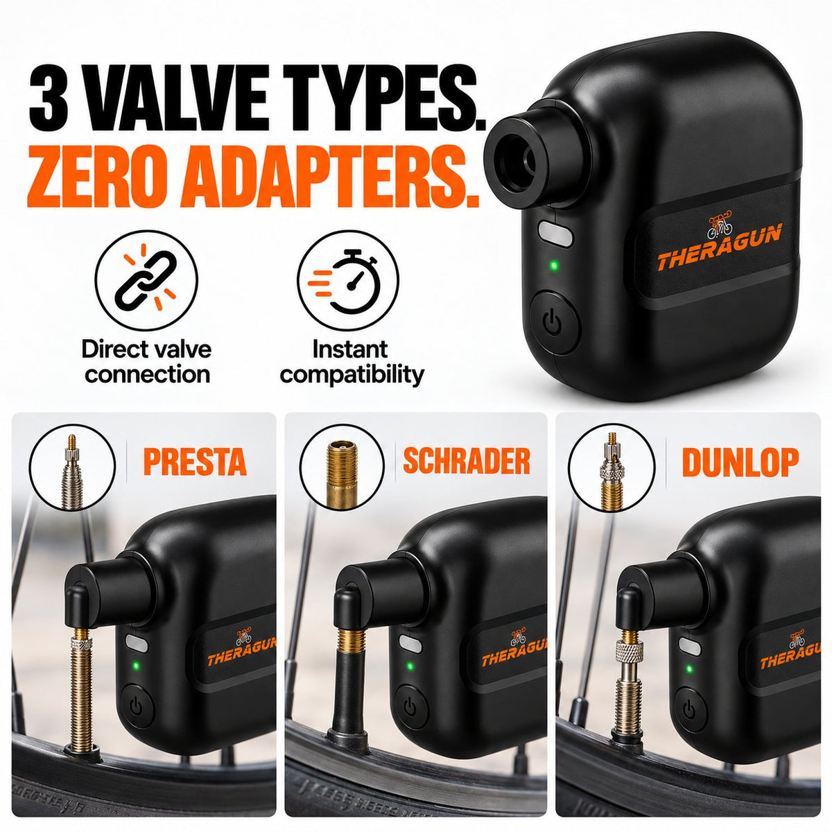 ⚡ PocketAir 92™ | Ultra-Compact Electric Bike Pump for On-the-Go Inflation