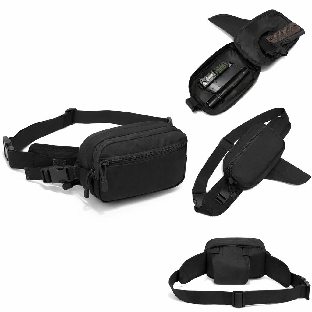 🎒 Tactical EDC Waist Bag – Concealed Carry Crossbody Utility Pack 🇺🇸🔥