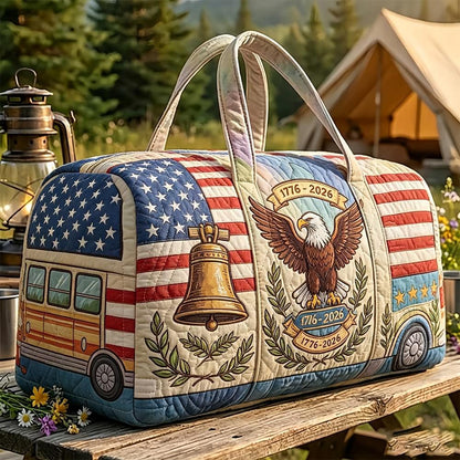 🔥LAST DAY 50% OFF✨🇺🇸 American 250th Anniversary Quilted Travel Duffle Bag