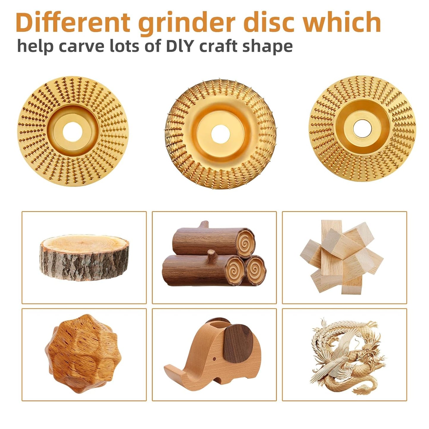 ⚡50K+ SOLD!✨3PCS Wood Carving Disc Set