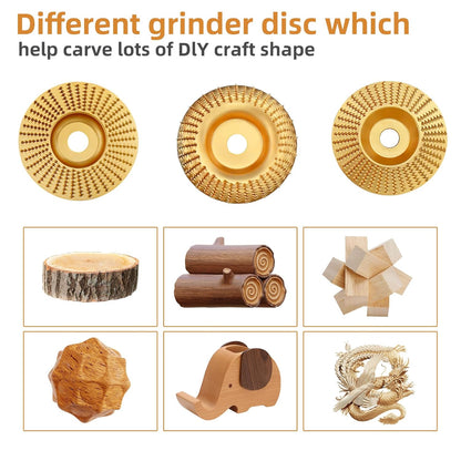 ⚡50K+ SOLD!✨3PCS Wood Carving Disc Set
