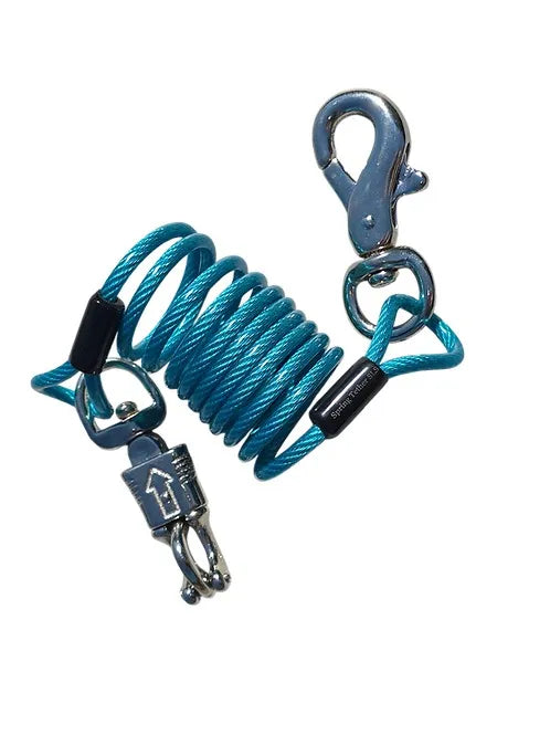 ✨🐎 6ft Coiled Horse Tie | Quick-Release Trailer & Hitching Lead