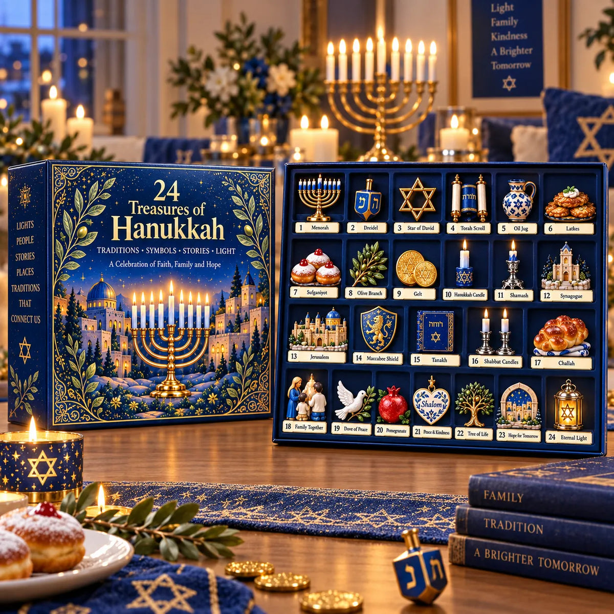💫 Light, Faith & Memory | 24 Treasures of Hanukkah