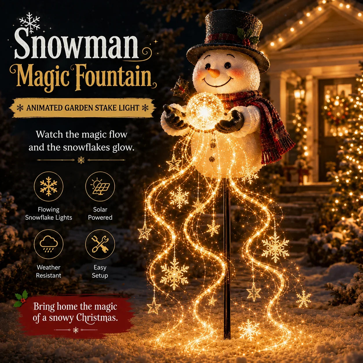 🎅✨2026 New Santa’s Magical Gift-Filled Sleigh – Solar Christmas Yard Light