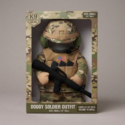 🔥 Limited Time 50% Off ✨ Funny Tactical Soldier Pet Costume for Dogs