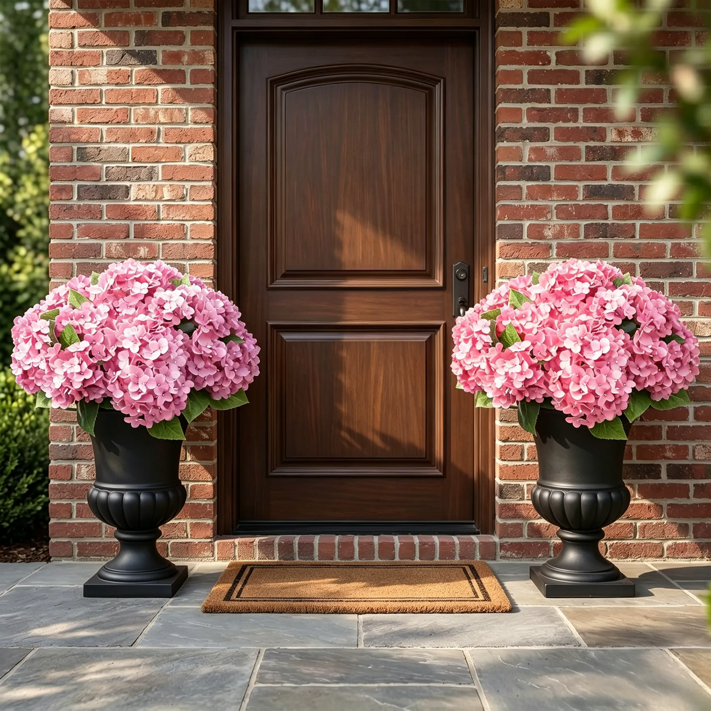 🌸 Outdoor Artificial Hydrangea Flowers – UV Resistant, Waterproof & Windproof 🌿