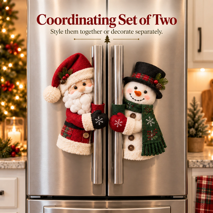 🎄 Christmas Handle Huggers – Festive Character Décor Set of 2