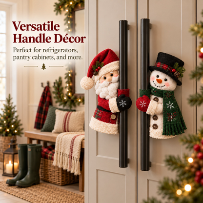 🎄 Christmas Handle Huggers – Festive Character Décor Set of 2