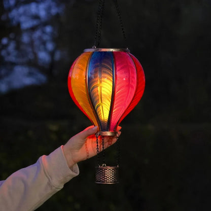 🎁 Free Shipping 🔥Solar Cool Flame XL Hanging Rainbow Balloon Lantern