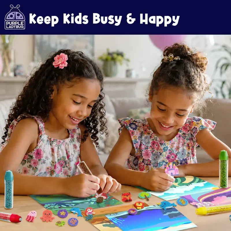 ✨ My BeadStories Craft Kit – Bead Painting, Storytelling & Screen-Free Fun