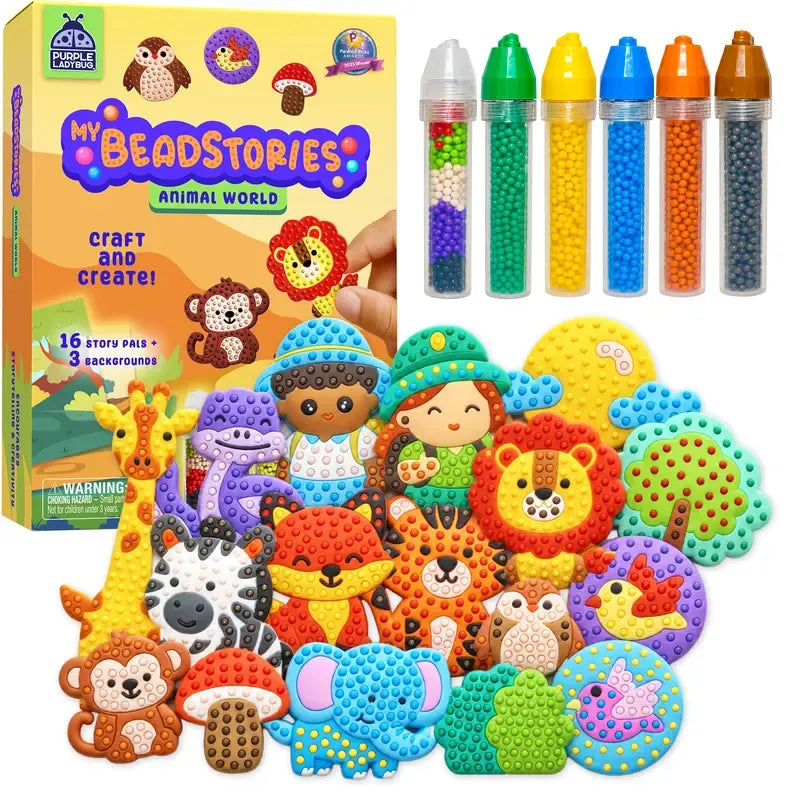 ✨ My BeadStories Craft Kit – Bead Painting, Storytelling & Screen-Free Fun