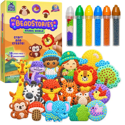 ✨ My BeadStories Craft Kit – Bead Painting, Storytelling & Screen-Free Fun