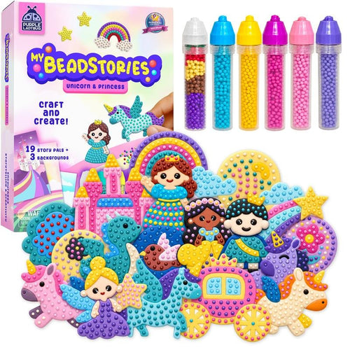 ✨ My BeadStories Craft Kit – Bead Painting, Storytelling & Screen-Free Fun