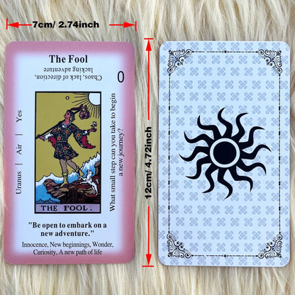 🔮 Tarot Made Easy™ – Beginner Tarot Deck with Meanings & Symbols