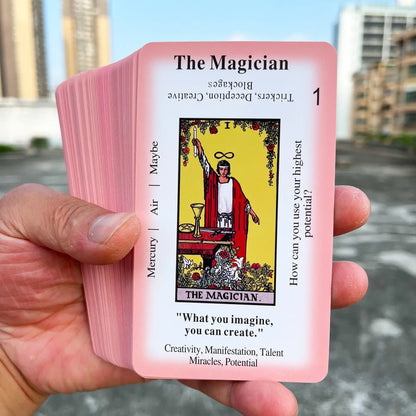 🔮 Tarot Made Easy™ – Beginner Tarot Deck with Meanings & Symbols