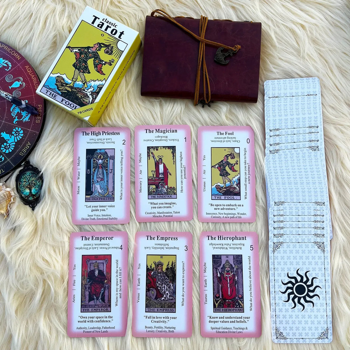 🔮 Tarot Made Easy™ – Beginner Tarot Deck with Meanings & Symbols