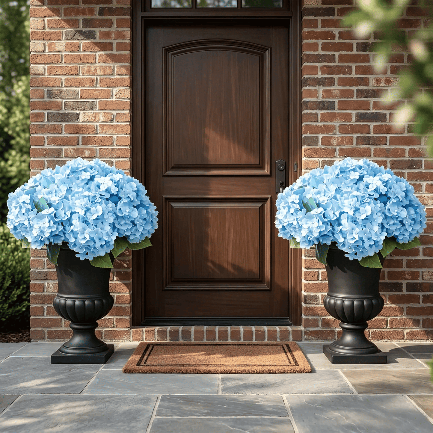 🌸 Outdoor Artificial Hydrangea Flowers – UV Resistant, Waterproof & Windproof 🌿