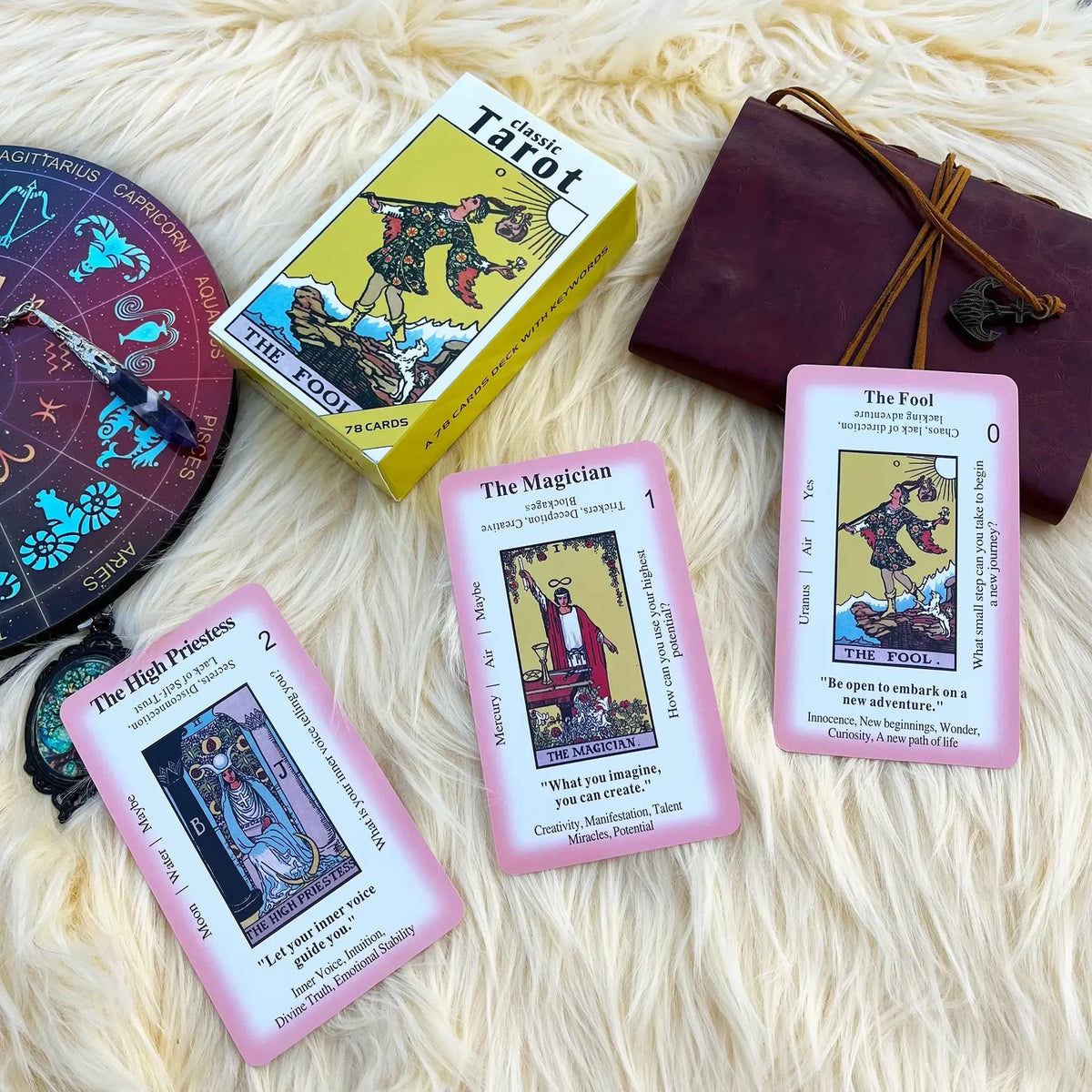 🔮 Tarot Made Easy™ – Beginner Tarot Deck with Meanings & Symbols