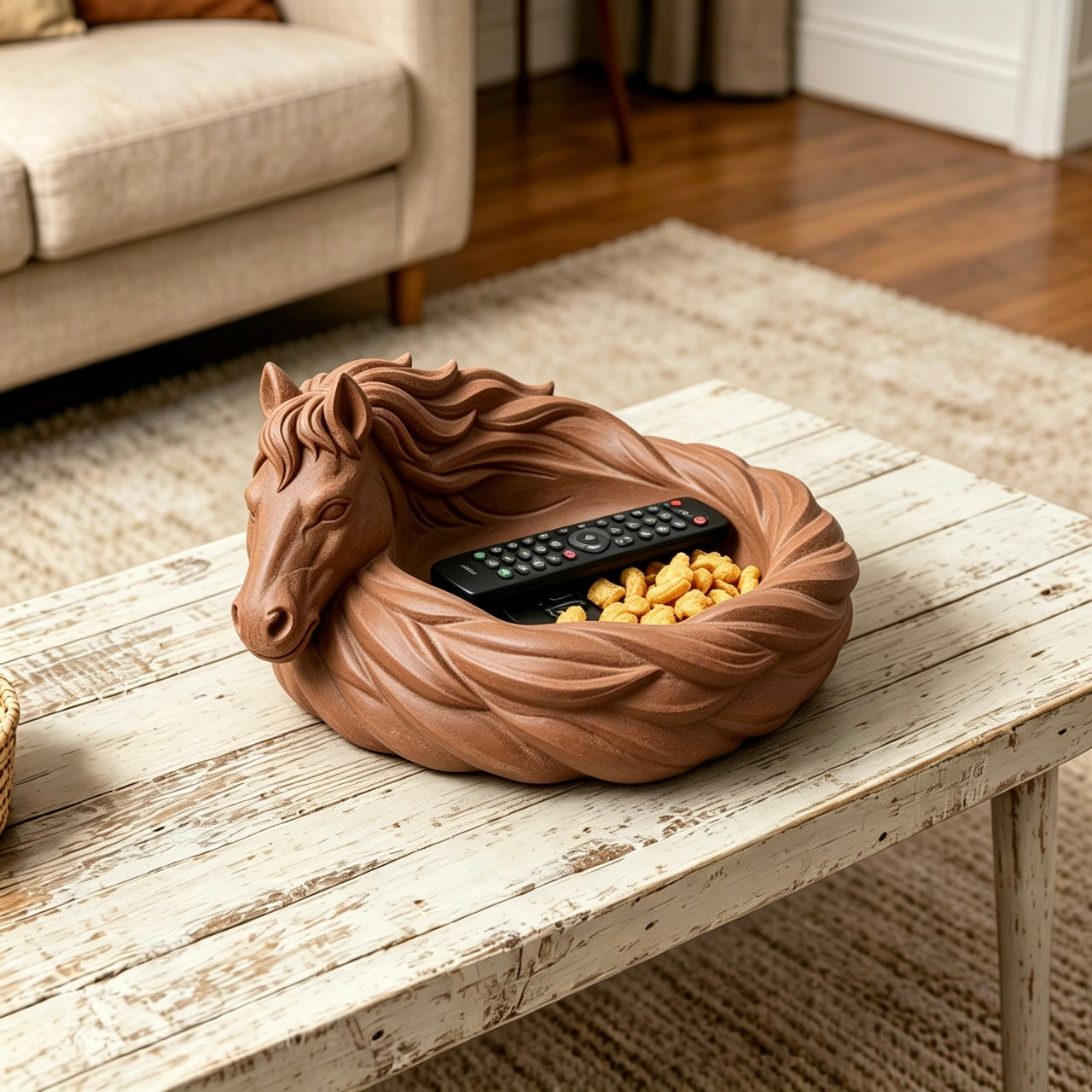 🔥LAST DAY 49% OFF🐴 Carved Horse Head Decor Tray