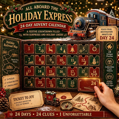 ⏳🎄🔎 Mystery Adventure Advent Calendar -24 Days, 24 Clues, One Final Reveal