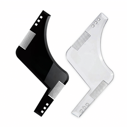 2 Pack Multi-Style Beard Shaping Template Tool