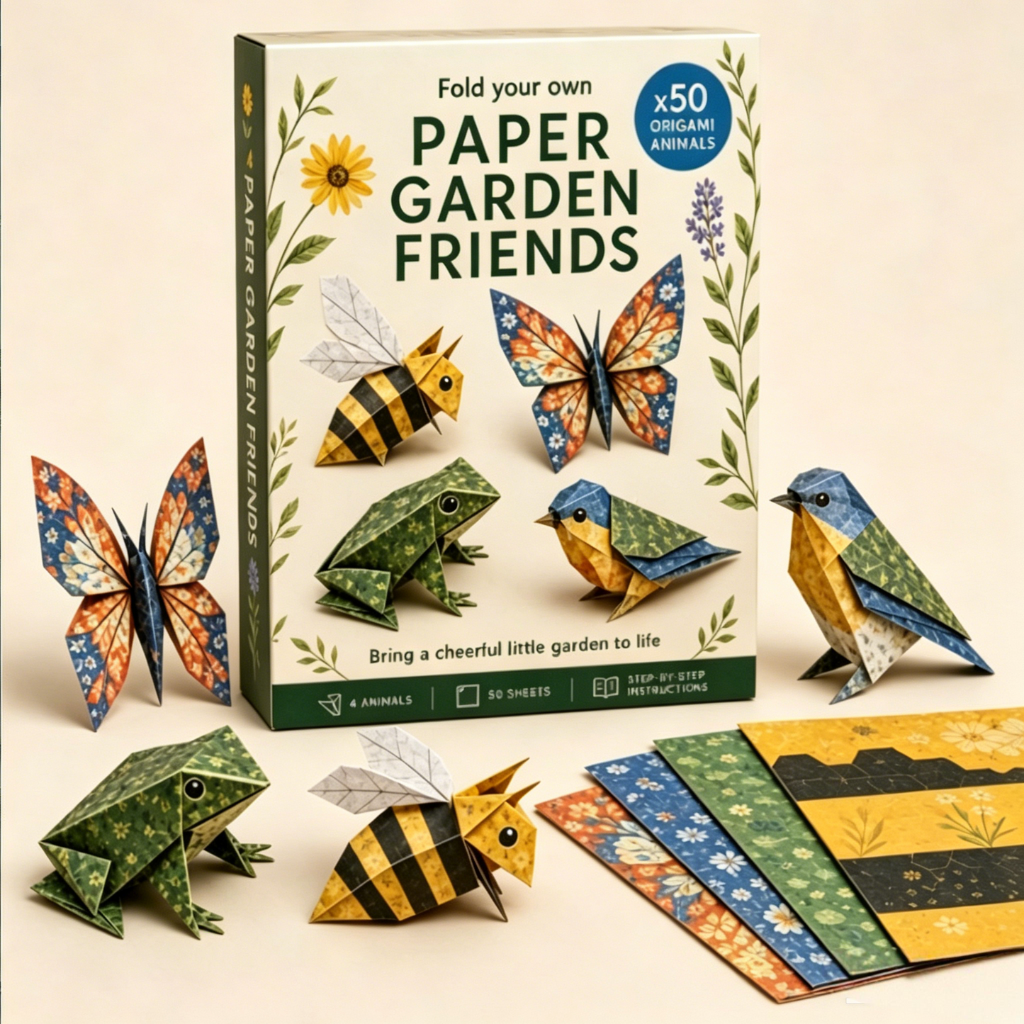 ✨ Cute Animal Origami Kit | Fold Your Own Zoo, Pets & Nature Friends