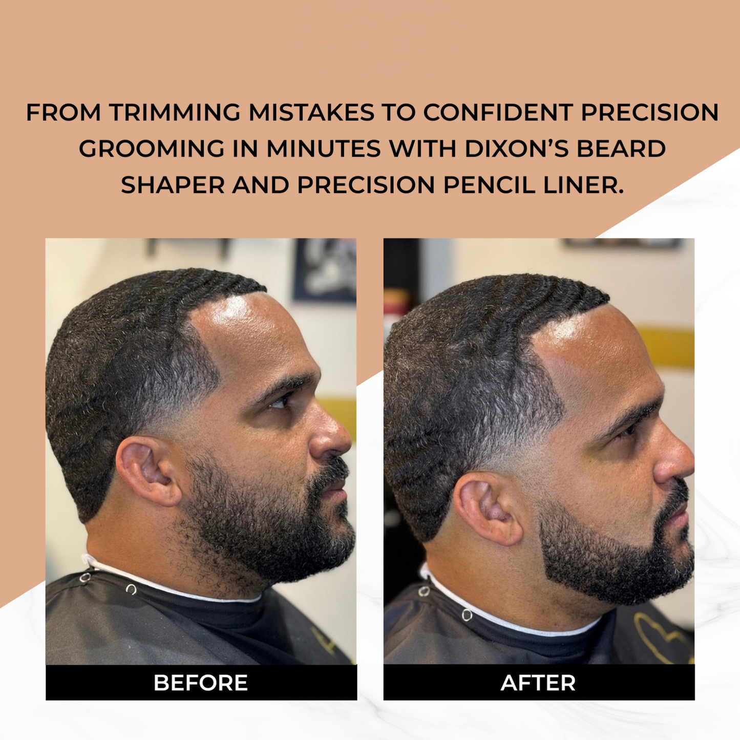 2 Pack Multi-Style Beard Shaping Template Tool