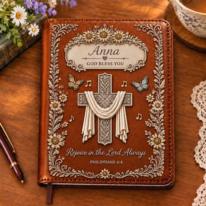 ✝️ Faith Over Fear Personalized Prayer Journal | Your Name, Your Faith, Your Story