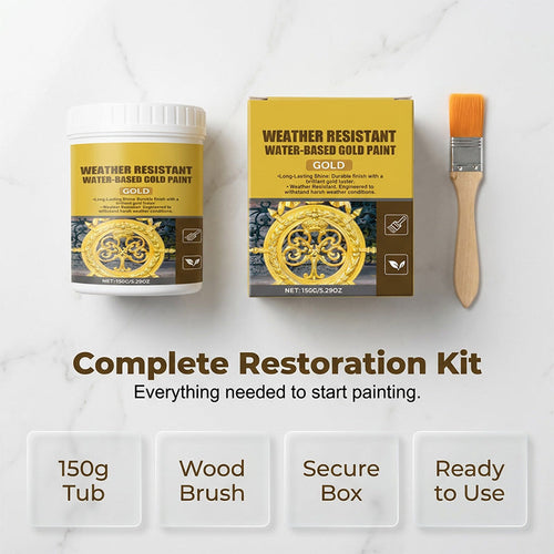 💞50K+ SOLD!🏠✨ 50% OFF! Weather Resistant Gold Paint