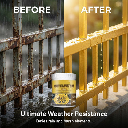💞50K+ SOLD!🏠✨ 50% OFF! Weather Resistant Gold Paint