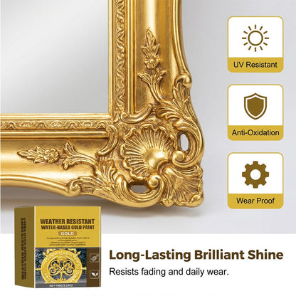 💞50K+ SOLD!🏠✨ 50% OFF! Weather Resistant Gold Paint