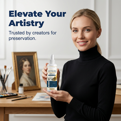 🥳50K+ SOLD!🎨Quick-Dry Artist Fixative Spray🖌️ Smudge-Proof Matte Finish