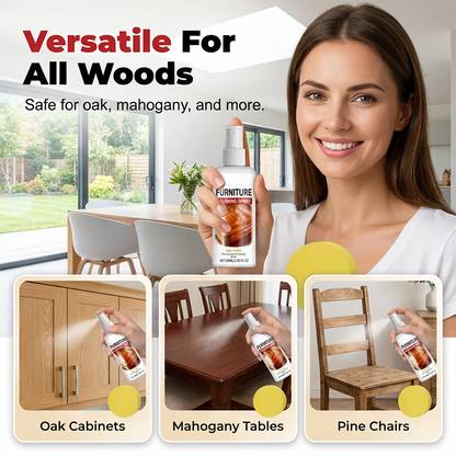Wood Furniture Polish Spray🪵✨ Restores Shine & Protects Finish