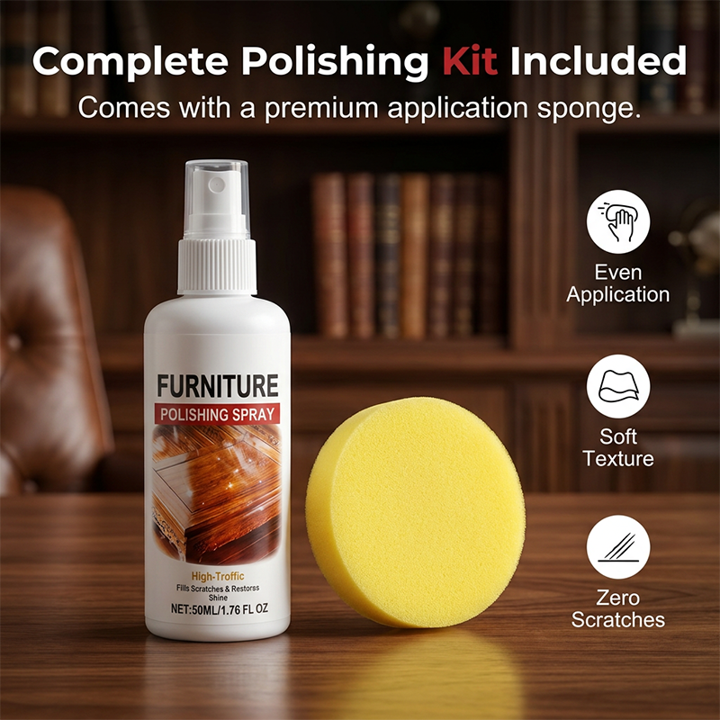 Wood Furniture Polish Spray🪵✨ Restores Shine & Protects Finish