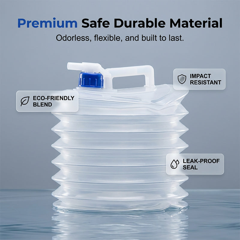 📢📢50% OFF !! ⏰Portable Collapsible Camping Water Container with Spigot