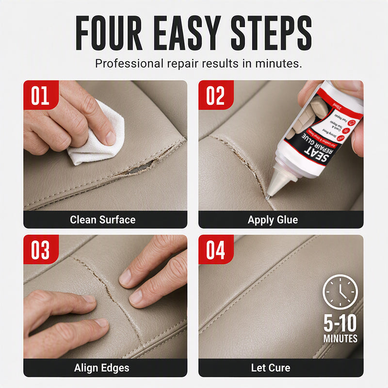 🚗50% OFF ReviveBond Leather Repair Glue | Fast Fix for Seats & Vinyl