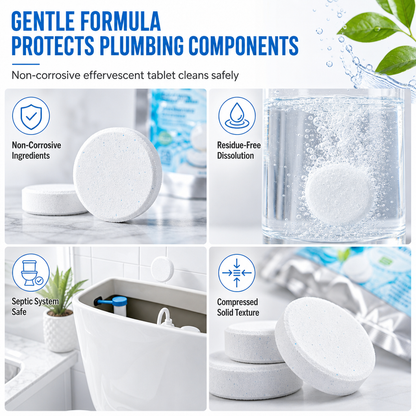 ✨ 20 Pack Toilet Tank Freshener Tablets | Fight Odors with Every Flush 🚽