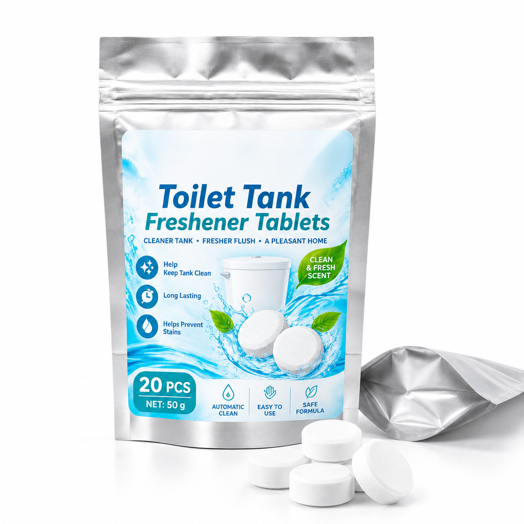 ✨ 20 Pack Toilet Tank Freshener Tablets | Fight Odors with Every Flush 🚽